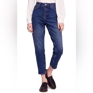 Free People High Rise Mom Jeans